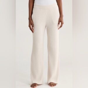 Barefoot Dreams® CozyChic® Ultra Lite® Rib Rolled Edge Pants, Almond